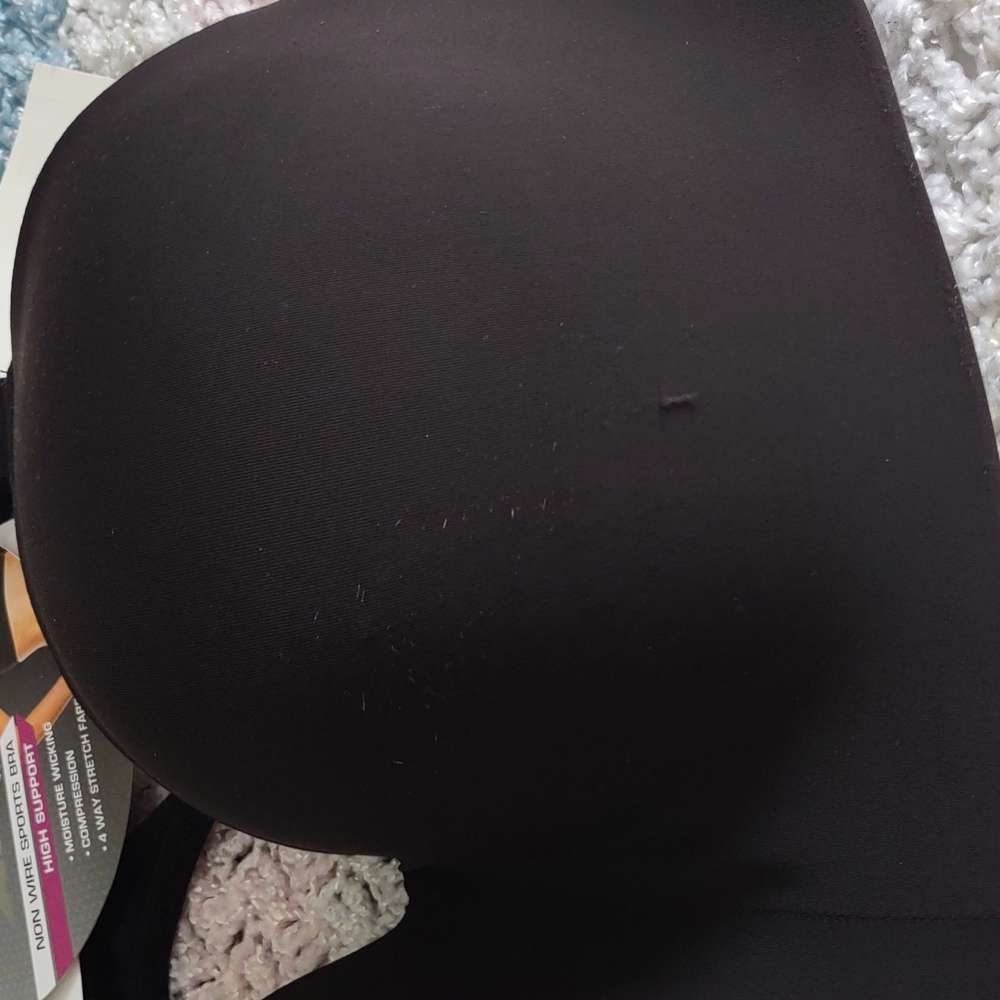 Avia XXXL (D-DD) Non Wire High Support Black Bra *Flawed* - Picture 12 of 14